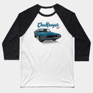 Challenger RT Blue front Baseball T-Shirt
